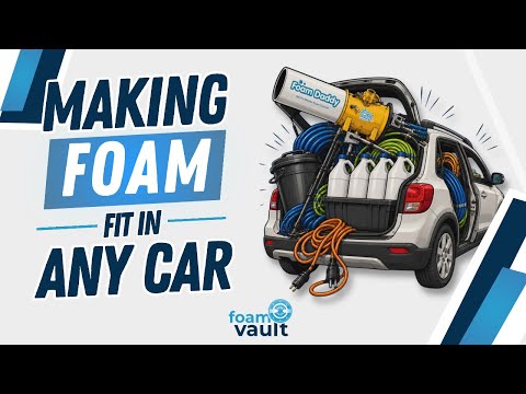 Foam Vault compact foam party equipment walkthrough